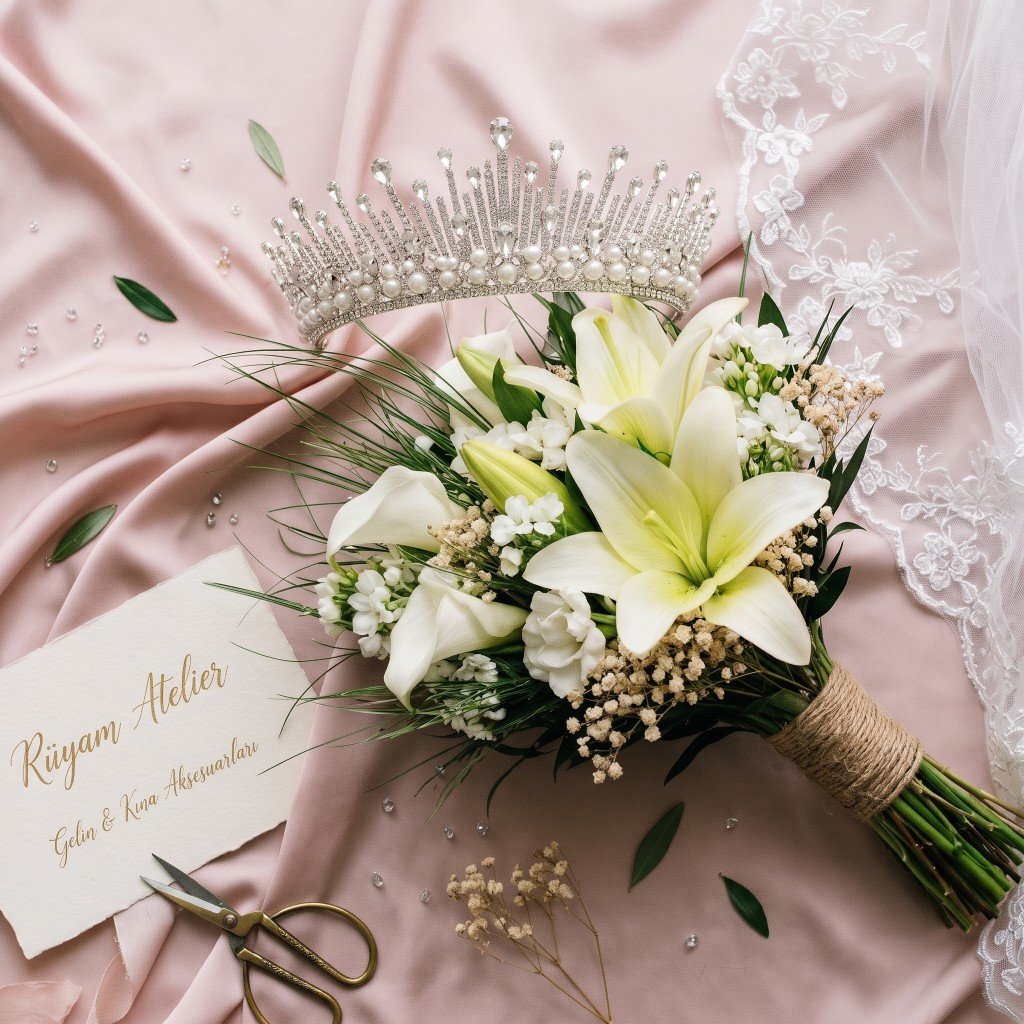 Rüyam Atelier gelin tacı ve çiçeği